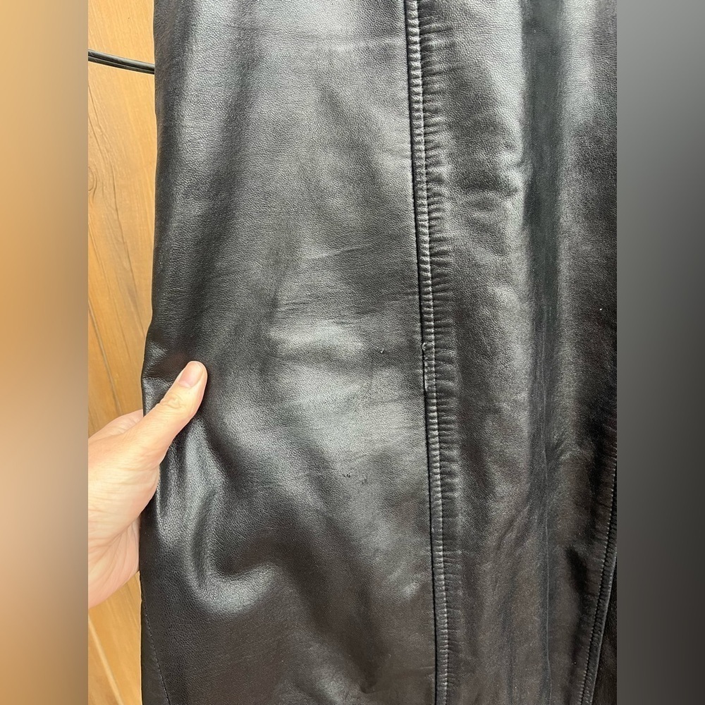 Danier Vintage Leather Skirt - Picture 6 of 7